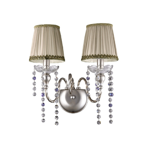 Бра Crystal Lux ALEGRIA AP2 SILVER-BROWN