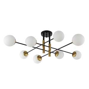 Светильник потолочный Crystal Lux FIDEL PL8 BLACK