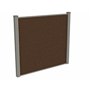 Глухой забор из шпунтованной доски ДПК HILST