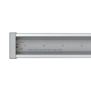 Барокко 9 600мм Красный Прозрачный