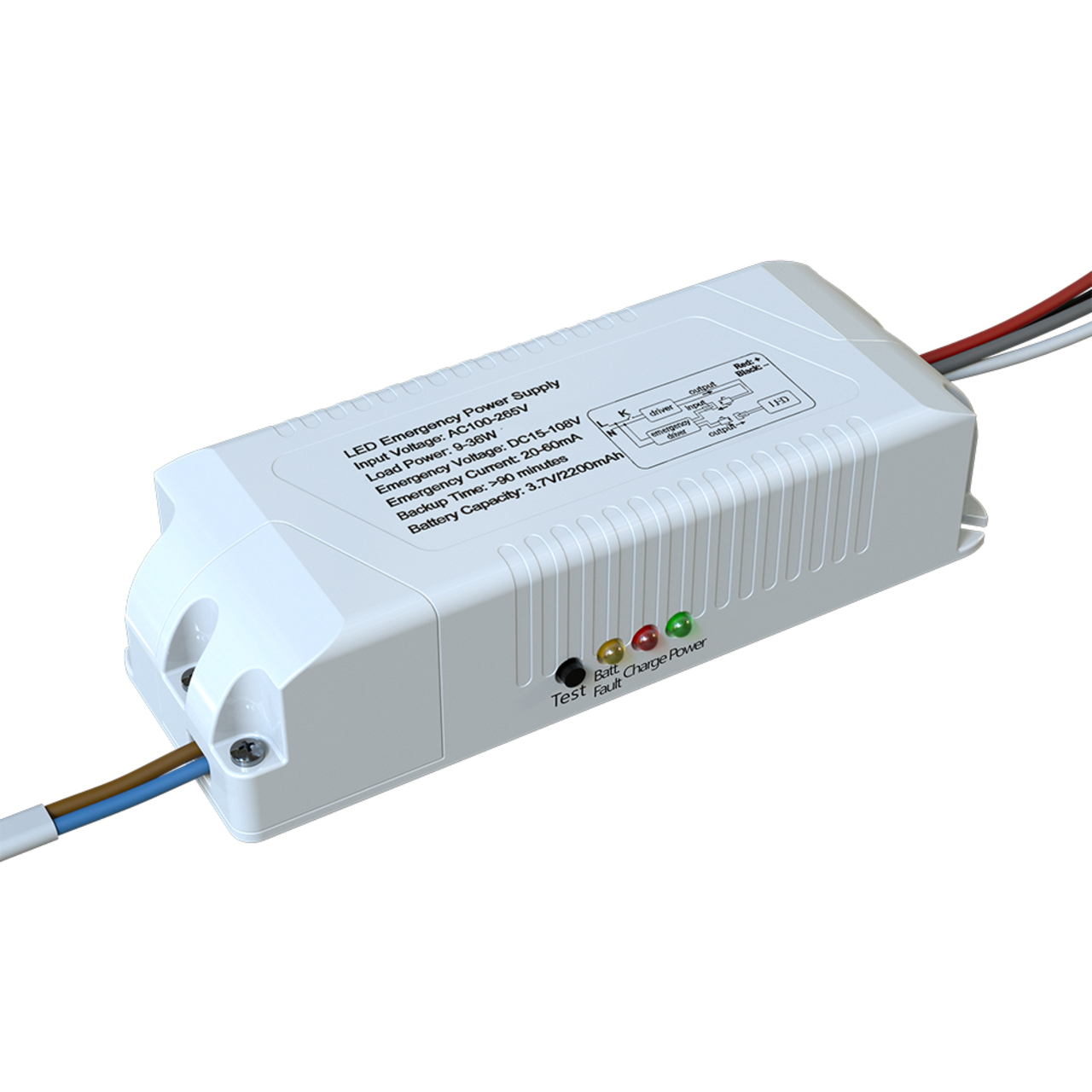 Блок аварийного питания. 2,5Вт, 1,5ч. Даунлайт QS