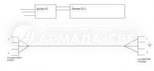 Схема электрических соединений FLAME DR UNI LED