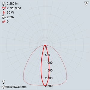 GALAD Вега LED-30-Ellipse W3000