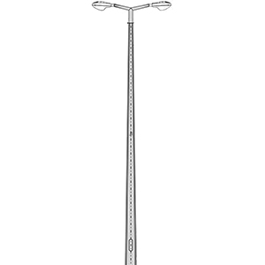 ОГККЗ-8 Опоры квартальные граненые стальные бесфланцевые