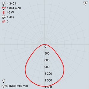 GALAD Кайро 600 LED-40ПКЛ3500