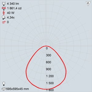 GALAD Кайро 600 LED-40ВКЛ3500