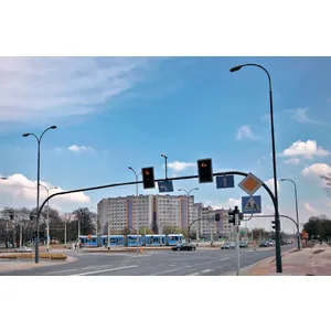TuboTraffic BTR Трубчатые ворота для светофора с освещением дороги