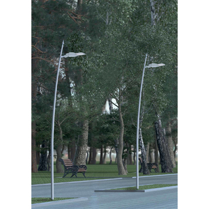 НФК Опоры несиловые фланцевые круглоконические гнутые