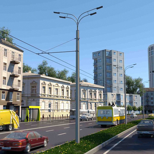 ОКГСп Опоры контактной сети граненые прямостоечные